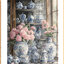 porcelain-1001 *สินค้าหมด* ชุดปักครอสติช ลายร้านชุดลายคราม (ปักเต็มผืนผ้า ไม่มีเดินเส้น ผ้า11CTพิมพ์ลาย ปัก 3 เส้นเล็ก) ขนาด 50*70 ซม.ผ้าครอสติช 11CTพิมพ์ลายปักบนผ้า ไหมคอตตอน 39 สี เข็ม