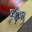 แหวนดาว Star of David ฝังหน้ากาก เสือ หลวงพ่อเพี้ยน วัดเกริ่นกฐิน จ.ลพบุรี Sterling Silver 925 NSRG2712
