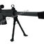 อัดลมพลาสติกบาร์เร็ต M107 ชักยิงทีล่ะนัด มีกล้องติดเลเซอร์ หนัก 574 กรัม ยาว 1 เมตร