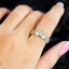 แหวนเงินแท้ ทรงหัวใจฝังเพชร Sterling Silver 925 NSRG1666