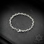 ข้อมือเงินแท้อินฟินิตี้ Size M ตัวล็อค star of david Sterling Silver 925 NSBL1560