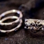 แหวนเงินแท้ ลายช้างคู่ Sterling Silver 925 NSRG1151
