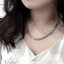 สร้อยคอเงินแท้ลายเลส 6 MM ความยาว 20" Sterling Silver 925 NSNL2834