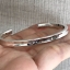 กำไลข้อมือเงินแท้ 925 (ไม่มีอักษร) Sterling Silver 925 NSBL1991