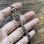 เลี่ยมกรอบ นะโม แบบไข่ปลา สร้อยข้อมือลายโซ่อักษร Sterling Silver 925 NSSV2870