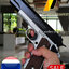 ปืนอัดลมเหล็ก ชักยิงทีล่ะนัด Colt 1911 สีทูโทน ลำกล้องยาว 7.5 นิ้ว นกสับได้ เซพตี้สไลน์ แมคเหล็ก หนัก 588 กรัม ใช้ลูกกระสุนพลาสติก 6 มิล