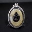 เลี่ยมกรอบพระ ผ่าหวาย ตามทรงพลาสติกแบบกันน้ำ Sterling Silver 925 NSSV1906