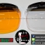 Shieldหรือหน้ากากหมวกกันน็อค แนววินเทจ(เปิดหน้ากากได้) Bogo ทรง BUBBLE มีสีใส,สีชา,สีดำ,สีส้ม,สีเหลืองและสีอื่นๆ