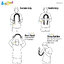 Liveup Power Wrist 65cm no.LS3161B