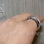 แหวนงูคู่ หน้าแหวนเรียบ (สามารถสลักอักษรได้) Sterling Silver 925 NSRG2792