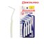 แปรงซอกฟัน Dentalpro L shape ด้ามโค้ง เบอร์ 1 (สีขาว) 4ชิ้น (ด้าม L ขนทรงกรวย) ขนาด 0.7 mm 1เเพค