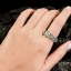 แหวนเงินแท้ ลายคลื้น Ocean Waves Sterling Silver 925 NSRG309