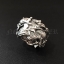แหวนเงินแท้มังกรลายฉลุ รมดำ Sterling Silver 925 NSRG2328