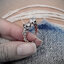 แหวนเงินแท้ หัวกะโหลกคู่ ตัวก้านลายกระดูก Sterling Silver 925 NSRG2794
