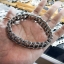 ข้อมือเงินแท้ ลายโซ่มอเตอร์ไซค์ ตัวล็อคสองชั้น Sterling Silver 925 NSBL2390