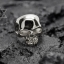 แหวนเงินแท้ หัวกะโหลก Sterling Silver 925 NSRG863