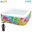 Intex Clearview Aquarium Pool 1.59x1.59x0.50 m No.57471 + Double Quick III Hand Pump