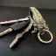 พวงกุญแจ หน้ายักษ์ Sterling Silver 925 NSPD2230