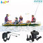 Intex Seahawk 4 Boat Set w/Alum. Oars & Air Pump + Motor Mount Kit + 8201