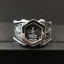 กรอบแหวน เงินแท้ กรอบแหวนหลวงพ่อรวย Sterling silver 925 NSRG2208