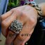 แหวนสิงโตจีน (พี่สิงห์) Chinese guardian lions Sterling Silver ring 925 NSRG888