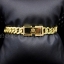 สร้อยข้อมือเลสหลวงพ่อรวยหน้าทองคำแท้ เลี่ยมทองคำแท้ 18K Gold และฝังเพชรล้อม NSGD1975