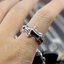 แหวนเงินแท้ ลายกระดูกมังกร Sterling Silver 925 NSRG2491