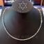สร้อยเงินแท้ ลายคชกริต Size S รมดำ ตะขอดั้งเดิม 26" Sterling Silver 925 NSNL1830