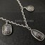 ตัวอย่างงานเลี่ยมผ่าหวายกรอบพระเงินแท้ ทรงรูปหยดน้ำ กรอบเงินแท้ Sterling Silver 925 NSSV2790