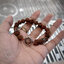 ข้อมือรุทรักษะ 10mm พร้อมเหรียญหน้าเสือ แท้จากวัดเกริ่นกฐิน ลพบุรี NSSV3192