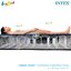 Intex Deluxe Pillow Rest Airbed 3.5ft (Twin) 0.99x1.91x0.42 m w/Built-in Elec. Air Pump no.64432