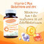 Hisovit Vitamin C Plus Glutathione and zinc วิตามินซี พลัส กลูต้าและซิงค์ 600 มก. 30 Veggie Capsules