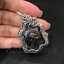 กรอบเงินแท้ลายมังกร เหรียญพญาเต่าเรือน Sterling Silver 925 NSSV2273