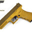 ปืนอัดลมเหล็ก Glock 17 สีทูโทน ชักยิงทีล่ะนัด ลำกล้องยาว 7 นิ้ว หนัก 668 กรัม ใช้ลูกกระสุนพลาสติก 6 มิล