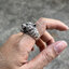 แหวนเงินแท้ หน้าเสือ เสือหน้ายิ้ม Sterling Silver 925 NSRG3057