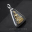 ตัวอย่างงานเลี่ยมผ่าหวาย กรอบเงินแท้ Sterling Silver 925 NSSV2775