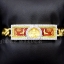 สร้อยข้อมือเลสหลวงพ่อรวยหน้าทองคำแท้ เลี่ยมทองคำแท้ 18K Gold และฝังเพชรล้อม NSGD1975