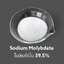 ผงจุลธาตุโมลิบดินั่ม Sodium Molybdate 99% Na2MoO4.2H2O (ให้ธาตุโมลิบดีนั่ม Mo 39.5%) บรรจุ 100 กรัม