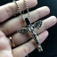 จี้เงินแท้นางฟ้า ทรงกางเขน CROSS PENDANT 925 STERLING SILVER NSPD2200