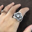 แหวนเงินแท้ กุหลาบใหญ่ฝังเพชร Sterling Silver 925 NSRG1154