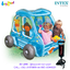 Intex Animal Car Play Center 1.42x1.35x0.99 m. no 48661 + Double Quick I Air Pump