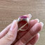 แหวนเงินแท้ ฝังทับทิมมาดากัสการ์แท้ ทับทิมรูปไข่ Sterling Silver 925 NSRG2778