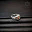 เหรียญหลวงปูมหาศิลา สิริจันโท นำมาเข้าตัวเรือนแหวนทรงเรียบ Sterling Silver 925 NSSV3409