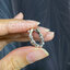 ต่างหูห่วง ลายข้อกระดูก 1 ข้าง Bone Earrings Sterling Silver 925 NSER2798