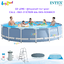 Intex 15ft Prism Frame Pool (4.57x0.84 m.) w/Cartridge Filter Pump 2,006L/hr no.28728