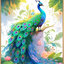 peacock-1046 *พร้อมส่ง* ชุดปักครอสติช ลายนกยูงในสวนดอกไม้ (ปักเต็มผืนผ้า ไม่มีเดินเส้น ผ้า9CTพิมพ์ลาย ปัก 4 เส้นเล็ก) ขนาด 65*80 ซม.ผ้าครอสติช 9CTพิมพ์ลายปักบนผ้า ไหมคอตตอน 45 สี ผังลาย เข็ม