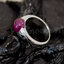 แหวนเงินแท้ ทรงคลาสสิค ฝังทับทิม Sterling Silver 925 NSRG2513