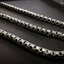 สร้อยคอ ลายกล่องใหญ่ พร้อมตะขอเกี่ยว Star of David Sterling Silver 925 NSNL534