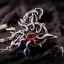จี้เงินแท้พระอาทิตย์ ฝังพลอยแดง Sterling Silver 925 NSPD132