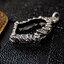 กรอบพระลายกรงเล็บมังกร 5 เล็บ Sterling Silver 925 NSSV2251